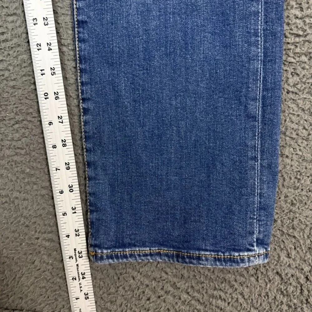 True Religion Jeans Mens 32x34 Blue Ricky Relaxed Straight Fit Dark Wash Denim